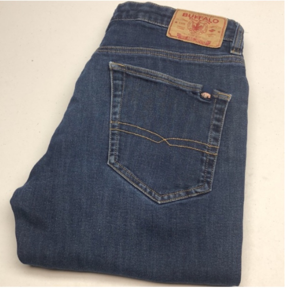 PREMIUM MENS DAVID BITTON RELAXED TAPERED JEANS 32x29 😎